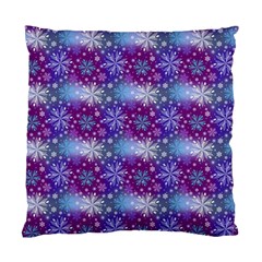 Snow Blue Purple Tulip Standard Cushion Case (two Sides) by Dutashop
