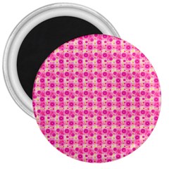 Heart Pink 3  Magnets by Dutashop