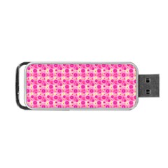 Heart Pink Portable Usb Flash (one Side)