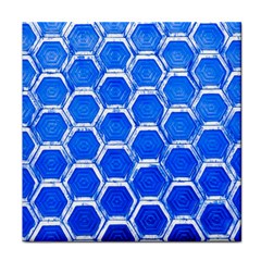Hexagon Windows Face Towel by essentialimage365