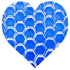 Hexagon Windows Wooden Puzzle Heart by essentialimage365