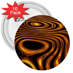 Wave Abstract Lines 3  Buttons (10 Pack) 