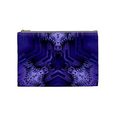 Mandala Neon Cosmetic Bag (medium) by Dutashop