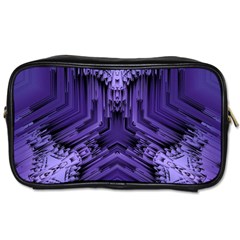 Mandala Neon Toiletries Bag (two Sides)