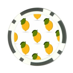 Lemon Fruit Poker Chip Card Guard (10 Pack)