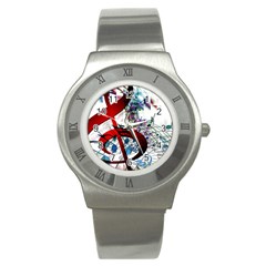 Music Treble Clef Sound Stainless Steel Watch