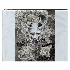 Samurai Oni Mask Cosmetic Bag (xxxl)