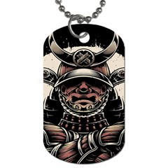 Samurai Oni Mask Dog Tag (two Sides)