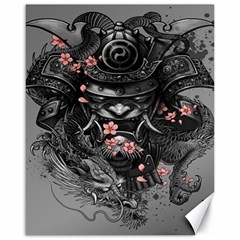 Samurai Oni Mask Canvas 16  X 20  by Saga96