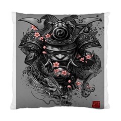 Samurai Oni Mask Standard Cushion Case (two Sides) by Saga96