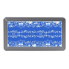 Blue Flowers Memory Card Reader (mini) by Eskimos