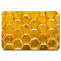 Hexagonal Windows Large Doormat  by essentialimage365