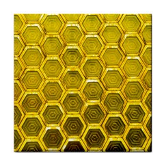 Hexagon Windows Face Towel by essentialimage365