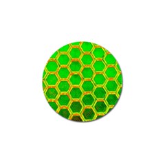 Hexagon Window Golf Ball Marker (10 Pack) by essentialimage365