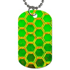 Hexagon Window Dog Tag (two Sides) by essentialimage365