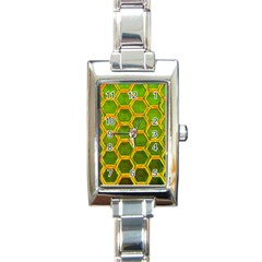 Hexagon Windows Rectangle Italian Charm Watch by essentialimage365