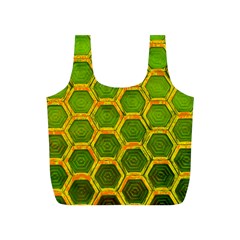 Hexagon Windows Full Print Recycle Bag (s) by essentialimage365