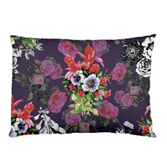 Purple Flowers Pillow Case (two Sides) by goljakoff