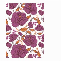 Pink Flowers Small Garden Flag (two Sides) by goljakoff