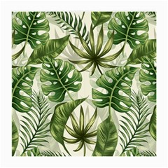 Tropical Leaves Medium Glasses Cloth (2 Sides) by goljakoff