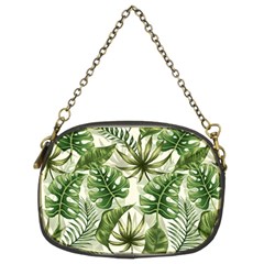 Tropical Leaves Chain Purse (two Sides) by goljakoff