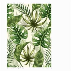 Tropical Leaves Small Garden Flag (two Sides)