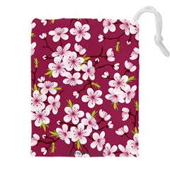 Cherry Blossom Drawstring Pouch (5xl) by goljakoff