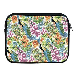 Flowers And Peacock Apple Ipad 2/3/4 Zipper Cases by goljakoff