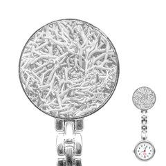 Dry Roots Texture Print Stainless Steel Nurses Watch by dflcprintsclothing