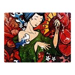 Geisha Double Sided Flano Blanket (Mini)  35 x27  Blanket Front