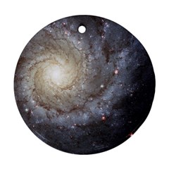 Spiral Galaxy Round Ornament (two Sides)