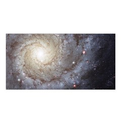 Spiral Galaxy Satin Shawl