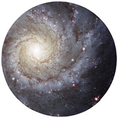 Spiral Galaxy Wooden Puzzle Round by ExtraGoodSauce