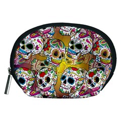 Sugar Skulls Accessory Pouch (medium) by ExtraGoodSauce