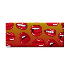 Hot Lips Hand Towel by ExtraGoodSauce