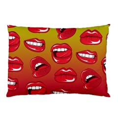 Hot Lips Pillow Case by ExtraGoodSauce