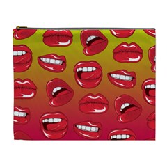 Hot Lips Cosmetic Bag (xl) by ExtraGoodSauce