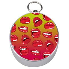 Hot Lips Silver Compasses by ExtraGoodSauce