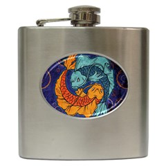 Koi Fish Hip Flask (6 Oz) by ExtraGoodSauce