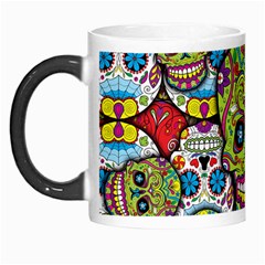 Sugar Skulls Morph Mugs by ExtraGoodSauce