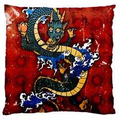 Dragon Standard Flano Cushion Case (one Side) by ExtraGoodSauce