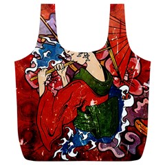 Geisha Geisha Full Print Recycle Bag (xl) by ExtraGoodSauce