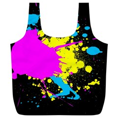 Splatter Splatter Full Print Recycle Bag (xl) by ExtraGoodSauce