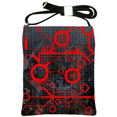 Tech - Red Shoulder Sling Bag