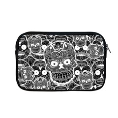 Sugar Skulls Bw Apple Macbook Pro 13  Zipper Case by ExtraGoodSauce