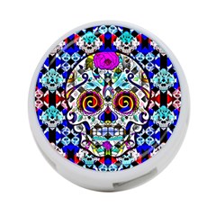 Sugar Skull Pattern 2 4-port Usb Hub (two Sides) by ExtraGoodSauce