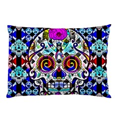 Sugar Skull Pattern 2 Pillow Case (two Sides) by ExtraGoodSauce