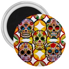 Sugar Skulls 3  Magnets