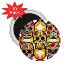 Sugar Skulls 2.25  Magnets (10 pack) 