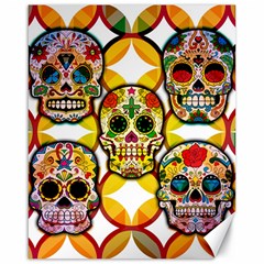 Sugar Skulls Canvas 16  x 20 